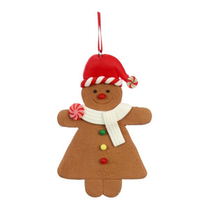 Christmas Tree Decoration Gingerbread Man 10x6.4cm, assorted