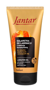 Farmona Jantar Lamination Gel With Amber Essence For Frizzy & Unruly Hair 95% Natural 150g