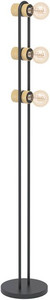 Floor Lamp Chieveley 3 x E27, black-wood