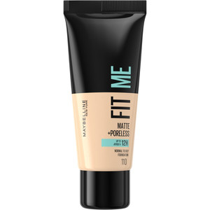 Maybelline Fit Me! Matte + Poreless Foundation no. 110 Porcelain