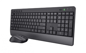 Trust Wireless Keyboard and Mouse Set Trezo Eco US