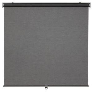 SKOGSKLÖVER Roller blind, grey, 120x195 cm