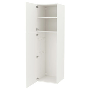 ENHET High cabinet storage combination, white, 60x62x210 cm