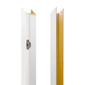 Adjustable Door Frame Jamb 115-135 mm, left, chalk-white