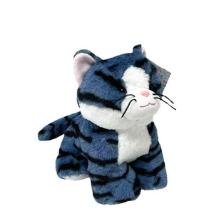 Tulilo Soft Plush Toy Cat 23cm, dark blue, 0+