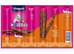 Vitakraft Cat Stick Classic Turkey & Lamb 6pcs