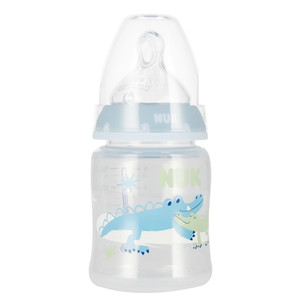 NUK First Choice Plus Baby Bottle with Temperature Control 150ml 0-6m, blue