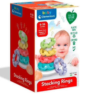 Clementoni Baby Stacking Rings 6m+