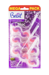 Brait Hygiene & Fresh Toilet Cube Lilac Garden 3x 45g