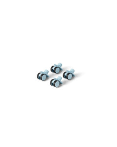 MODU 4x Swirly Wheels, sky blue