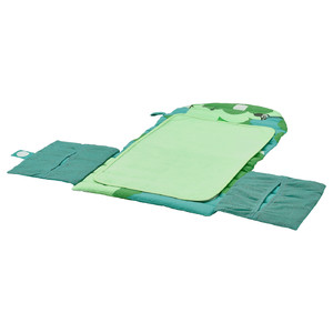 GRÖNFINK Babycare mat, foldable/green, 70x35 cm