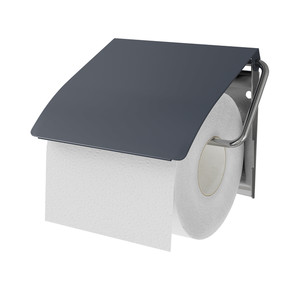 GoodHome Toilet Paper Holder Koros, dark blue