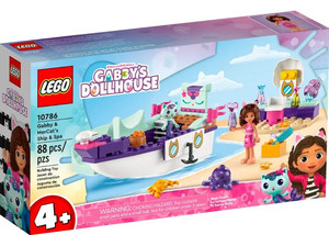 LEGO Gabby's Dollhouse Gabby & MerCat's Ship & Spa 4+