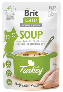 Brit Care Cat Soup Turkey Cat Wet Food 75g