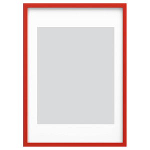 RÖDALM Frame, red, 50x70 cm