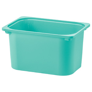 TROFAST Storage box, turquoise, 42x30x23 cm
