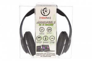 Rebeltec Stereo Headset with Microphone, 4pin mini jack AUDIOFEEL2, black
