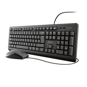 Trust Wired Keyboard And Mouse Set Primo