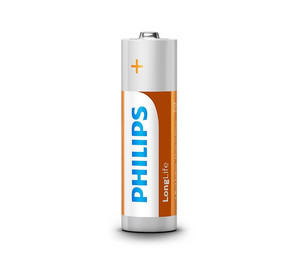 Philips LongLife Zinc-Chloride AA Batteries 4 Pack