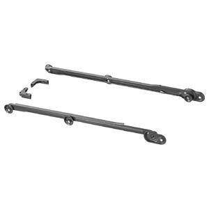 KOMPLEMENT Pull-out rail for baskets, dark gray, 58 cm, 2 pack
