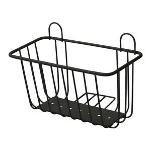 GoodHome Shower Basket Koros, large, black
