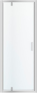 GoodHome Pivot Shower Door Beloya 80 cm, chrome/transparent