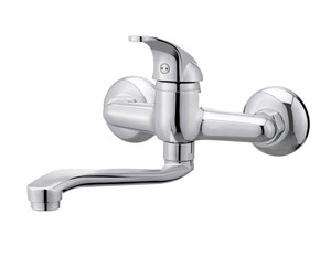 Cooke&Lewis Kitchen Tap Palani, wall-mounted, chrome