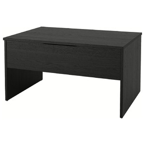 ÖSTAVALL Adjustable coffee table, black, 90 cm