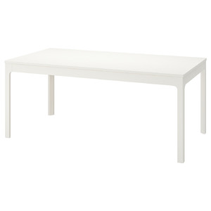 EKEDALEN Extendable table, white, 180/240x90 cm