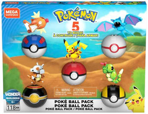 MEGA Construx Pokémon Poké Ball Bundle Exclusive GHP85 6+