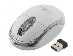 Esperanza Wireless Optical Mouse CONDOR, 3D, 2.4GHz, TM120W, white