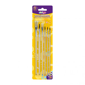 Strigo School Paintbrushes Set 6pcs