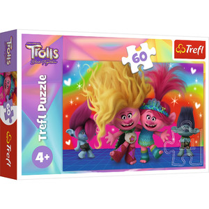 Trefl Children's Puzzle Trolls 60pcs 4+