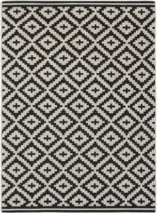 Rug Flox 150 x 200 cm, patterned/anthracite