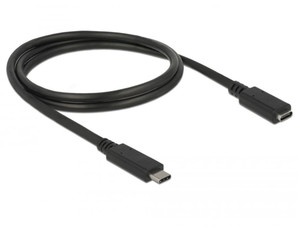Delock Extension Cable USB 3.1 1m, black