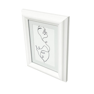 GoodHome Picture Frame Blanton 13 x 18 cm, white