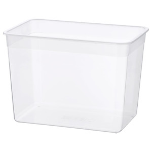 IKEA 365+ Food container, large rectangular, plastic, 10.6 l