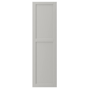 LERHYTTAN Door, light grey, 40x140 cm