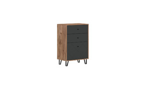 Chest of Drawers Bilbao BL18, craft tabaco/graphite