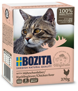 Bozita Feline Cat Food with Chicken Liver 370g