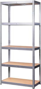 Shelving Unit Metalkas 179 x 80 x 40 cm 5 Shelves