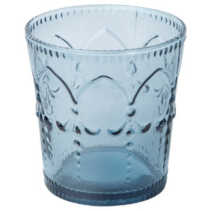 GOKVÄLLÅ Tealight holder, blue, 8 cm