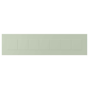 STENSUND Drawer front, light green, 80x20 cm