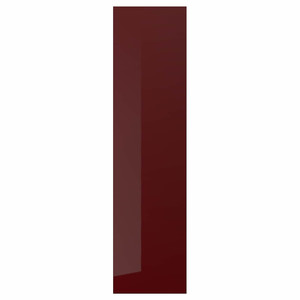 KALLARP Cover panel, high-gloss dark red-brown, 62x240 cm