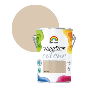 Beckers Matt Latex Paint Vaggfarg Colour 5l mustang