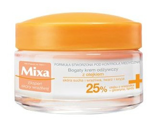 Mixa Nourishing Cream with Essential Oils for Dry & Sensitive Skin 50ml