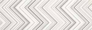 Decorative Wall Tile Brightwhite 30 x 90 cm, 1pc, lines