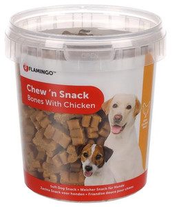 Flamingo Snack for Dogs Chew 'n Snack Chicken Bones 500g