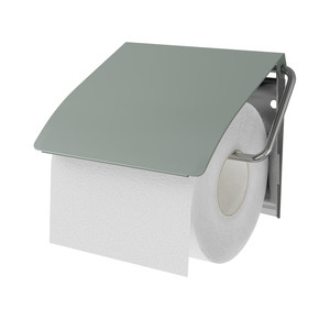 GoodHome Toilet Paper Holder Koros, green-grey