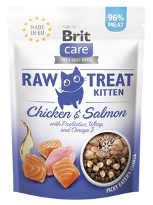 Brit Raw Treat Cat Kitten Chicken & Salmon 40g